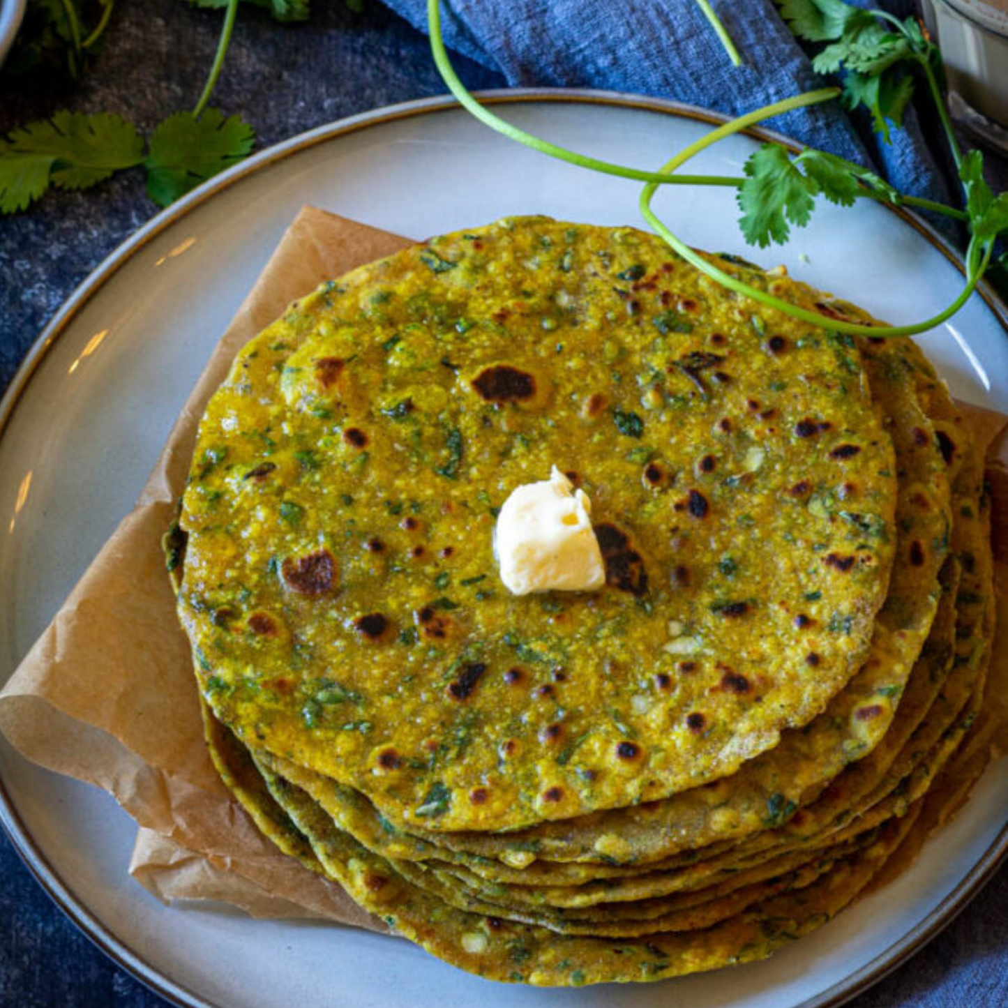 Methi Paratha (Methi thepla)