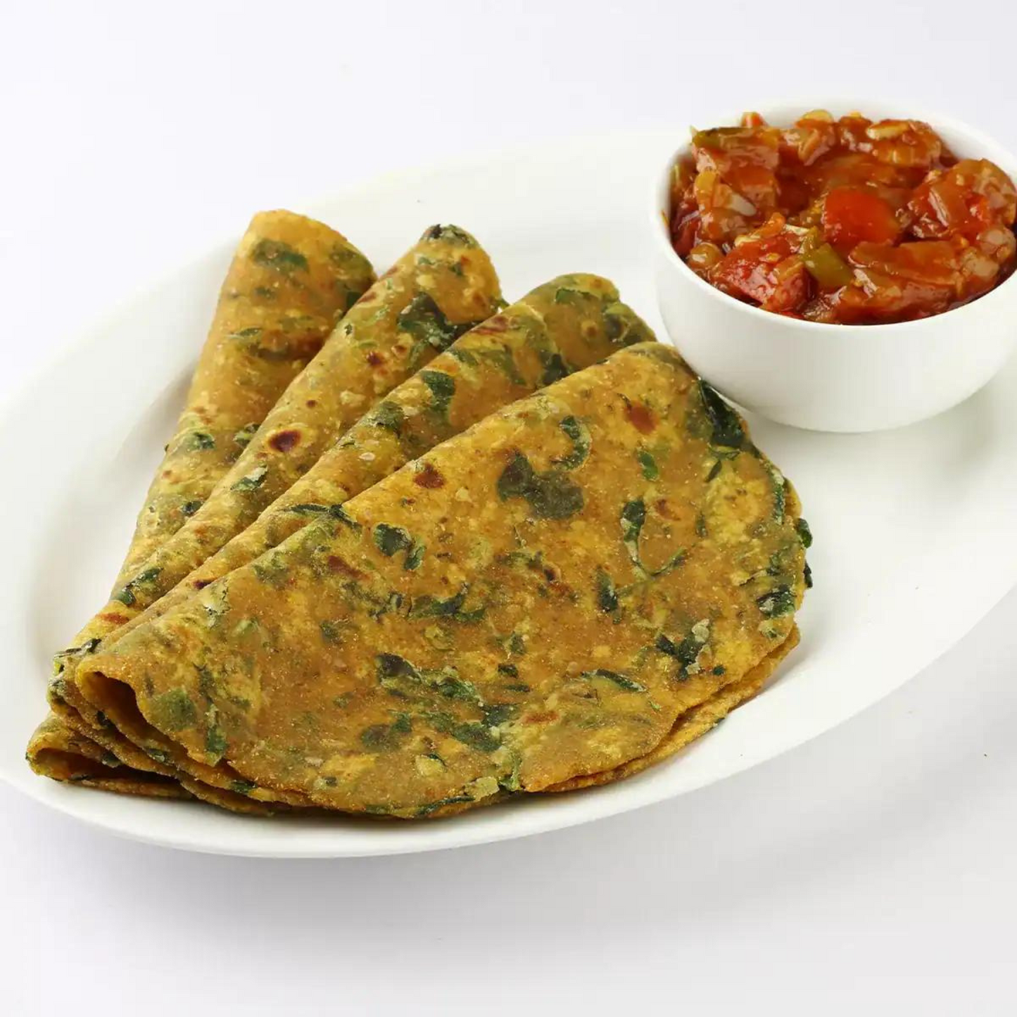 Methi Paratha (Methi thepla)